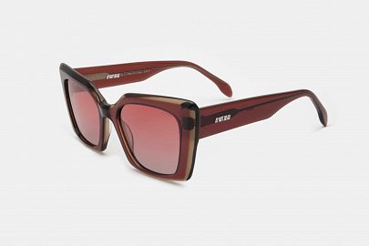 AY243 ROJO MARRON TRANS BR - ROJO MARRON TRANS BR / BORDO DEGRADE PL