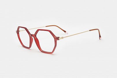 CURIOSITY 8 - BORDO OSCURO TRANS - DORADO MATE TERM MARRON TRANS